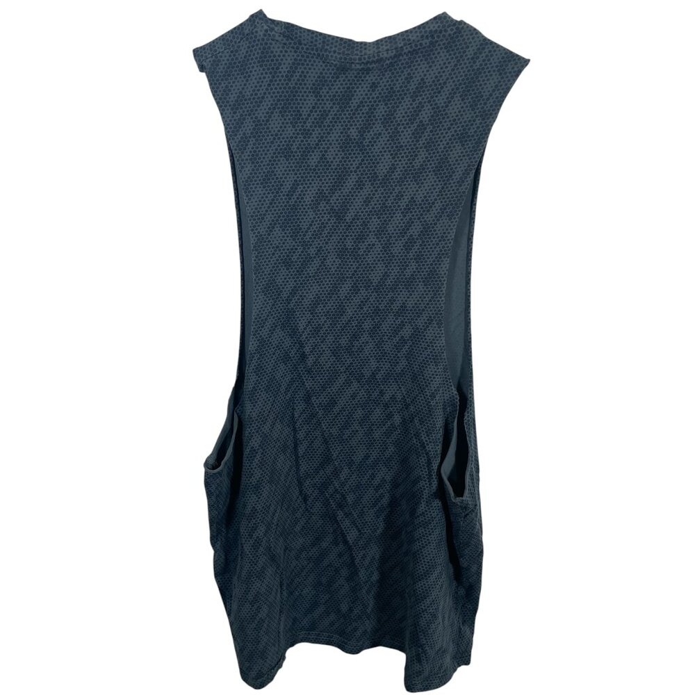 Gymshark Critical Drop Arm Tank Top Mens Large Blue Gray Gym Training Weights - Picture 6 of 6